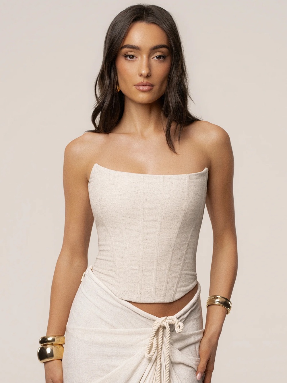 JLUXLABEL | Natural Fenix Reversible Corset - Picture 2 of 16
